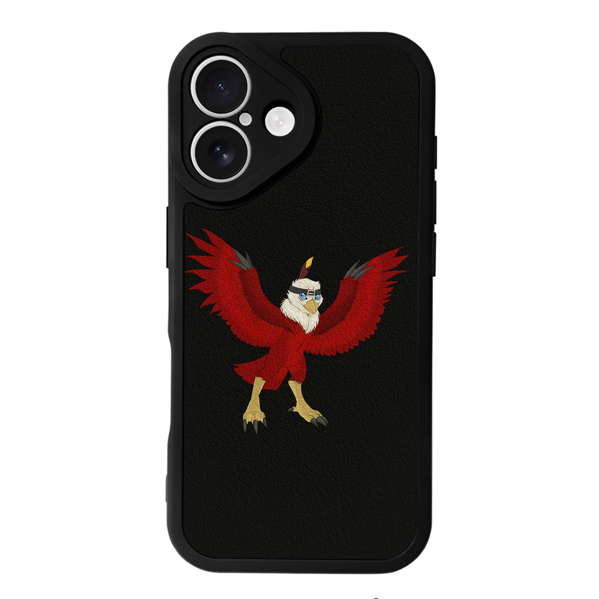 （画像用） Digimon デジタルモンスター/デジモン 【iPhone 16シリーズ対応】シリコンスマホケース（レザー調） 材質：シリコン